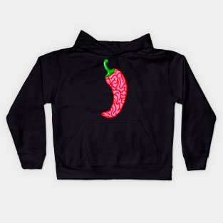 Neurospicy Brain Pepper Kids Hoodie